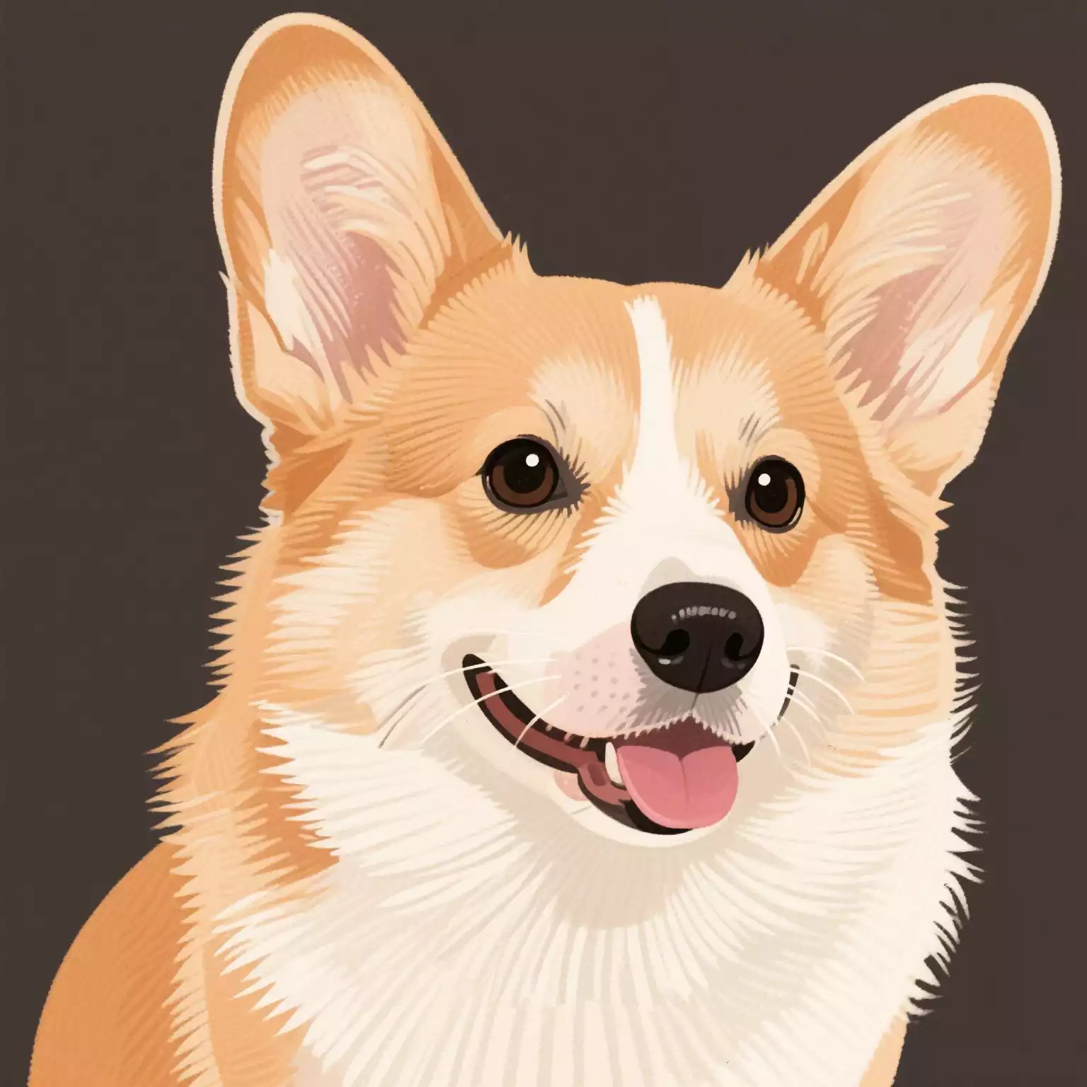 一只没有背景的小狗图片